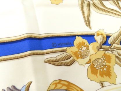 HERMES HERMES Carré 90 Caribbean Bird Scarf