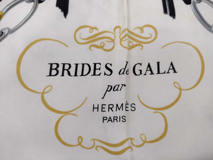 HERMES Carré HERMES Hermes Carré 90 Ceremonial Bridle ② Scarf