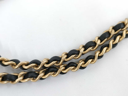 CHANEL CHANEL Mini Matelasse Lamb Chain Black Shoulder Bag