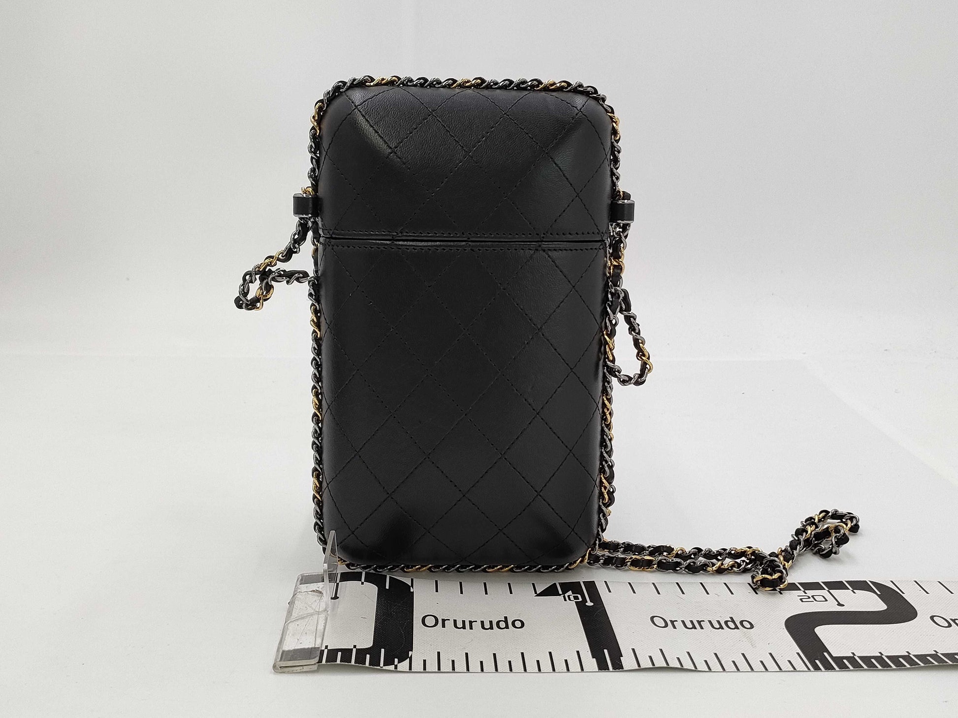 CHANEL Phone Case S/G Hardware Shoulder Bag
