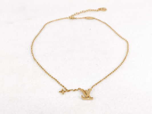 LOUIS VUITTON TE 0273 Louis Vuitton Collier LV Necklace M00596 Necklace