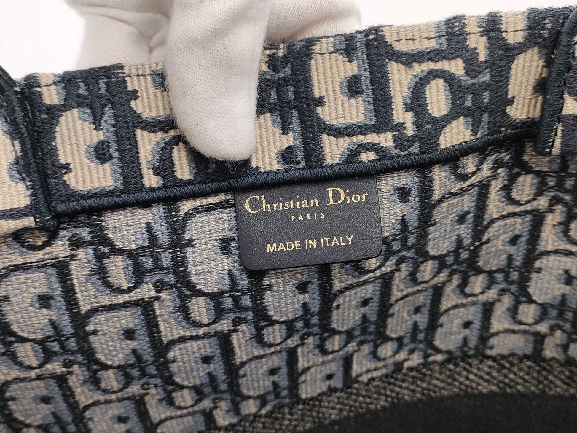 Dior Dior Book Tote Large Trotter Tote Bag Canvas Bag