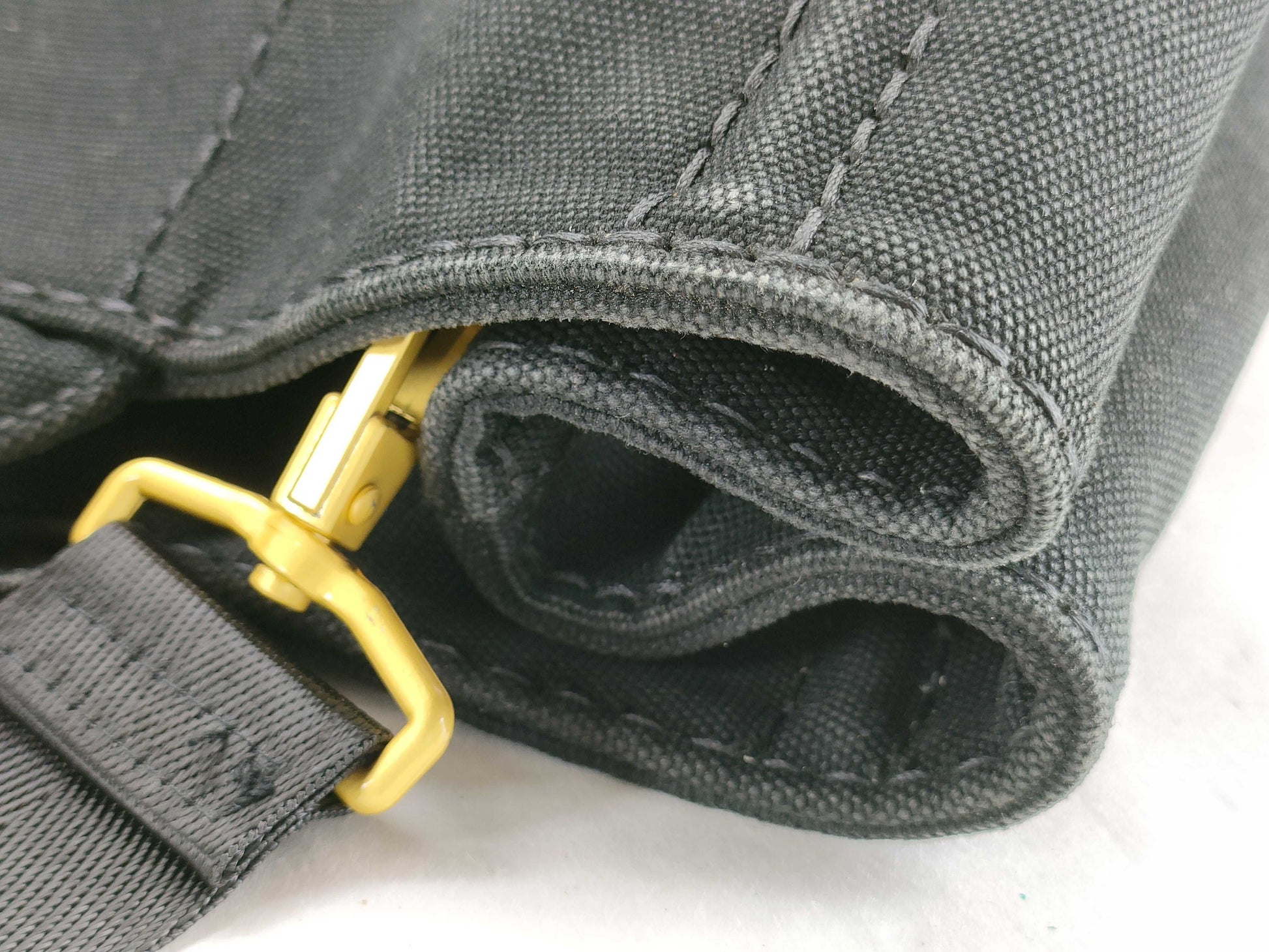 PRADA PRADA Canapa 2-way shoulder bag, black tote bag