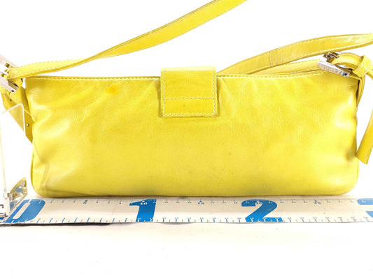 FENDI Mamma Fendi All Leather Mamma Bucket Shoulder Bag
