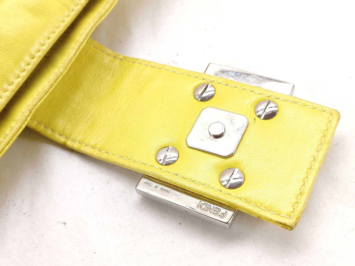 FENDI Mamma Fendi All Leather Mamma Bucket Shoulder Bag