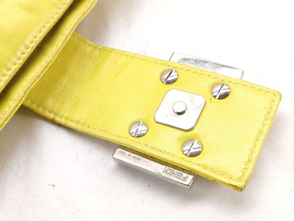 FENDI Mamma Fendi All Leather Mamma Bucket Shoulder Bag