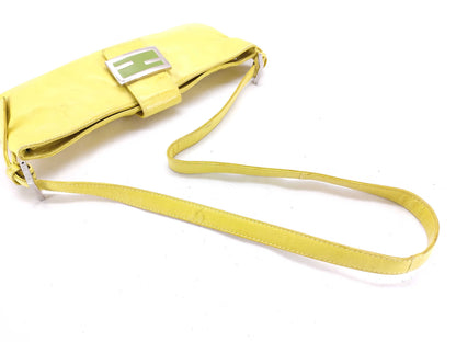 FENDI Mamma Fendi All Leather Mamma Bucket Shoulder Bag