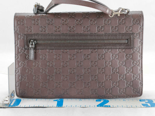 GUCCI Guccissima Gucci GGssima 2-way shoulder bag with lock and key