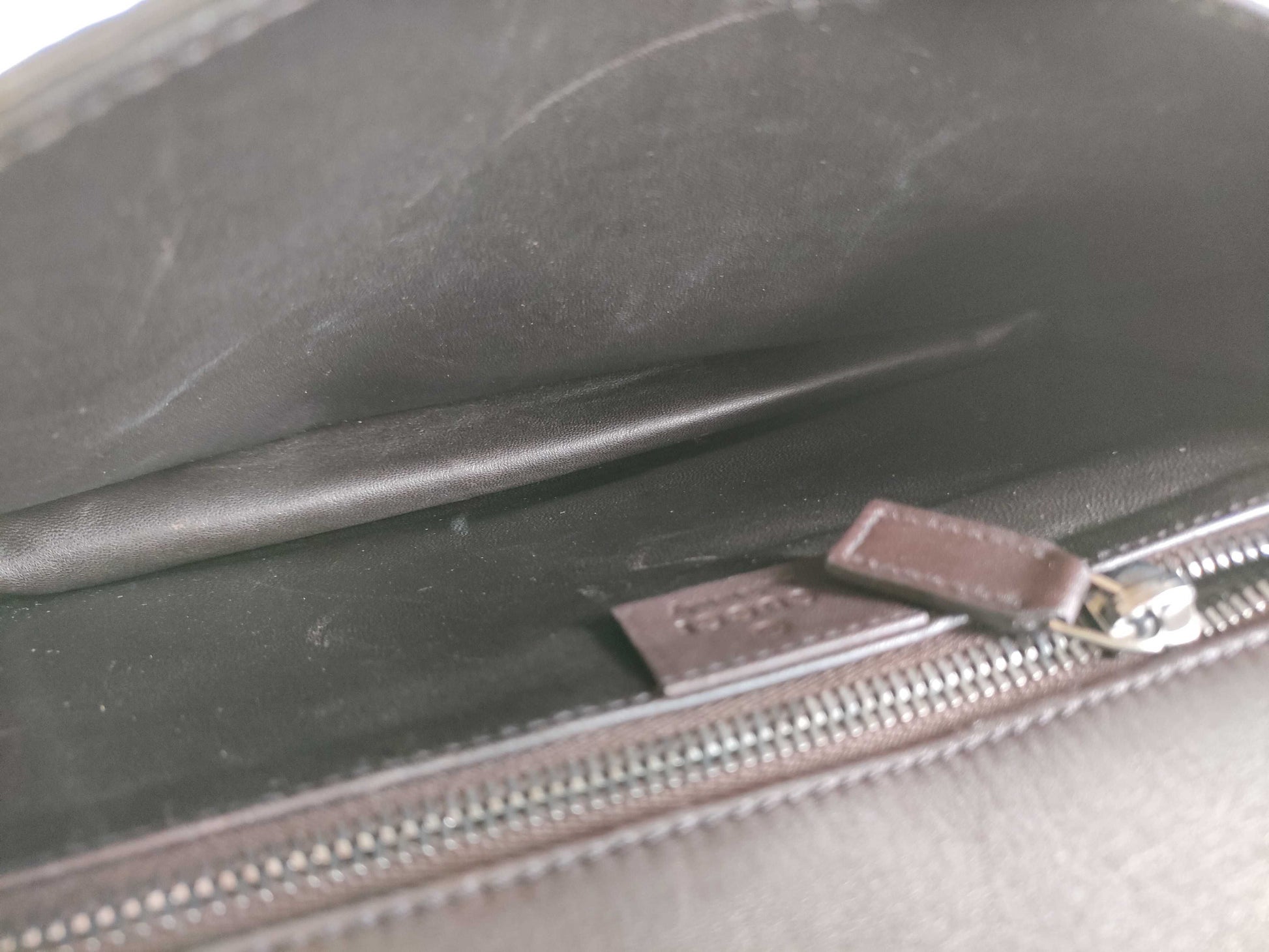 GUCCI Guccissima Gucci GGssima 2-way shoulder bag with lock and key