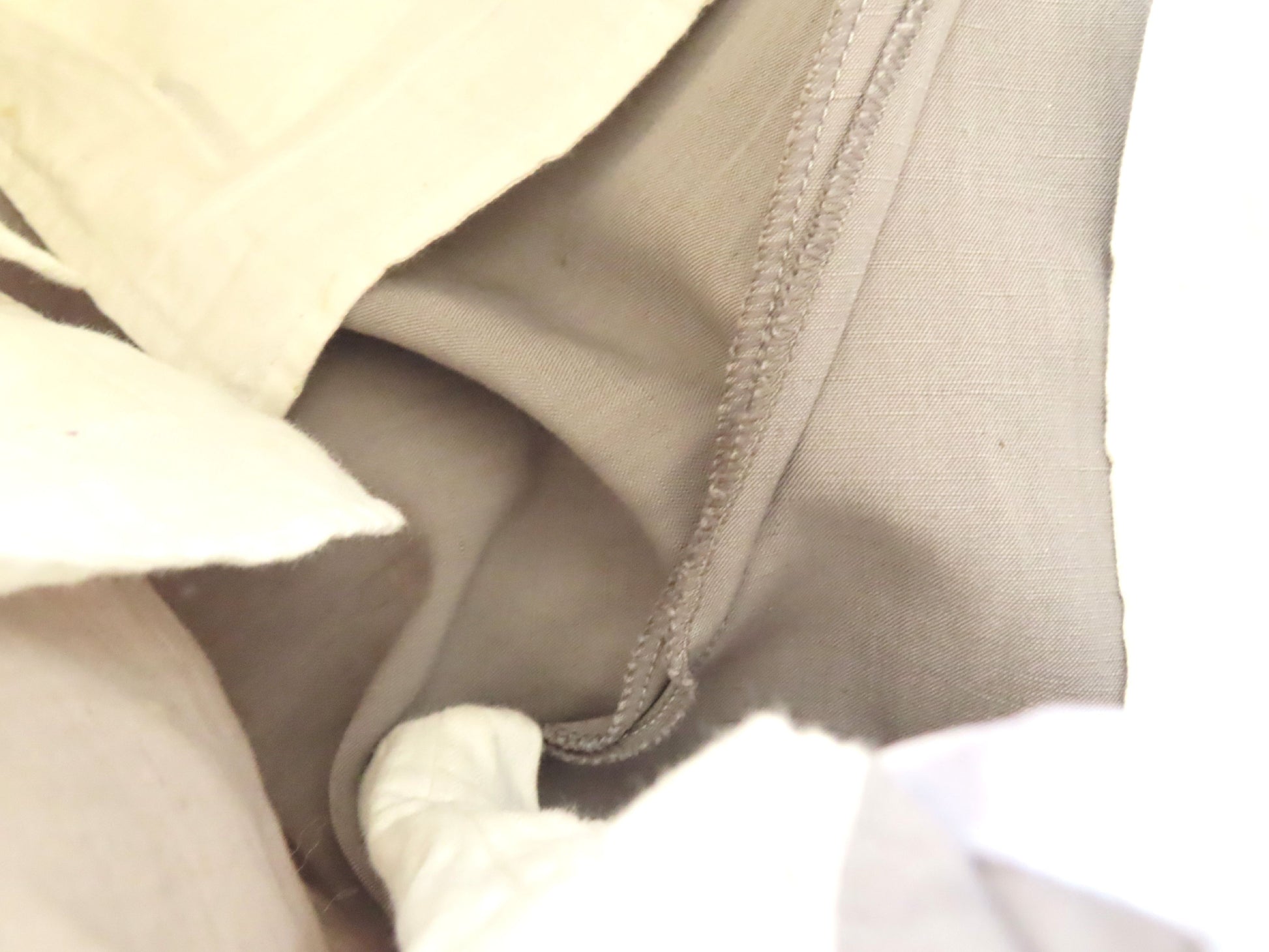 HERMES HERMES Linen Slacks Gray Size 40 Pants