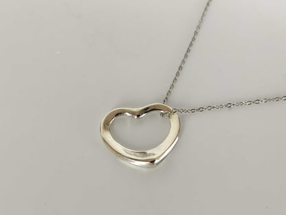 Tiffany & Co. Open Heart Tiffany Necklace Open Heart Silver 925 Necklace