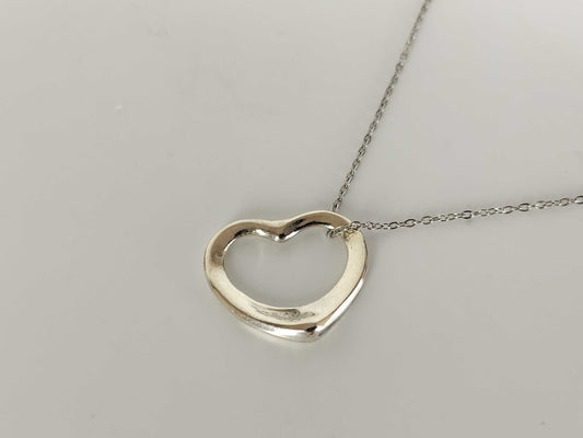 Tiffany & Co. Open Heart Tiffany Necklace Open Heart Silver 925 Necklace