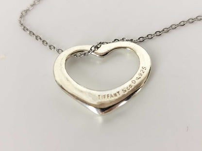 Tiffany & Co. Open Heart Tiffany Necklace Open Heart Silver 925 Necklace