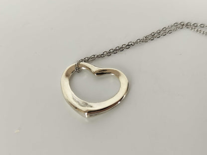 Tiffany & Co. Open Heart Tiffany Necklace Open Heart Silver 925 Necklace