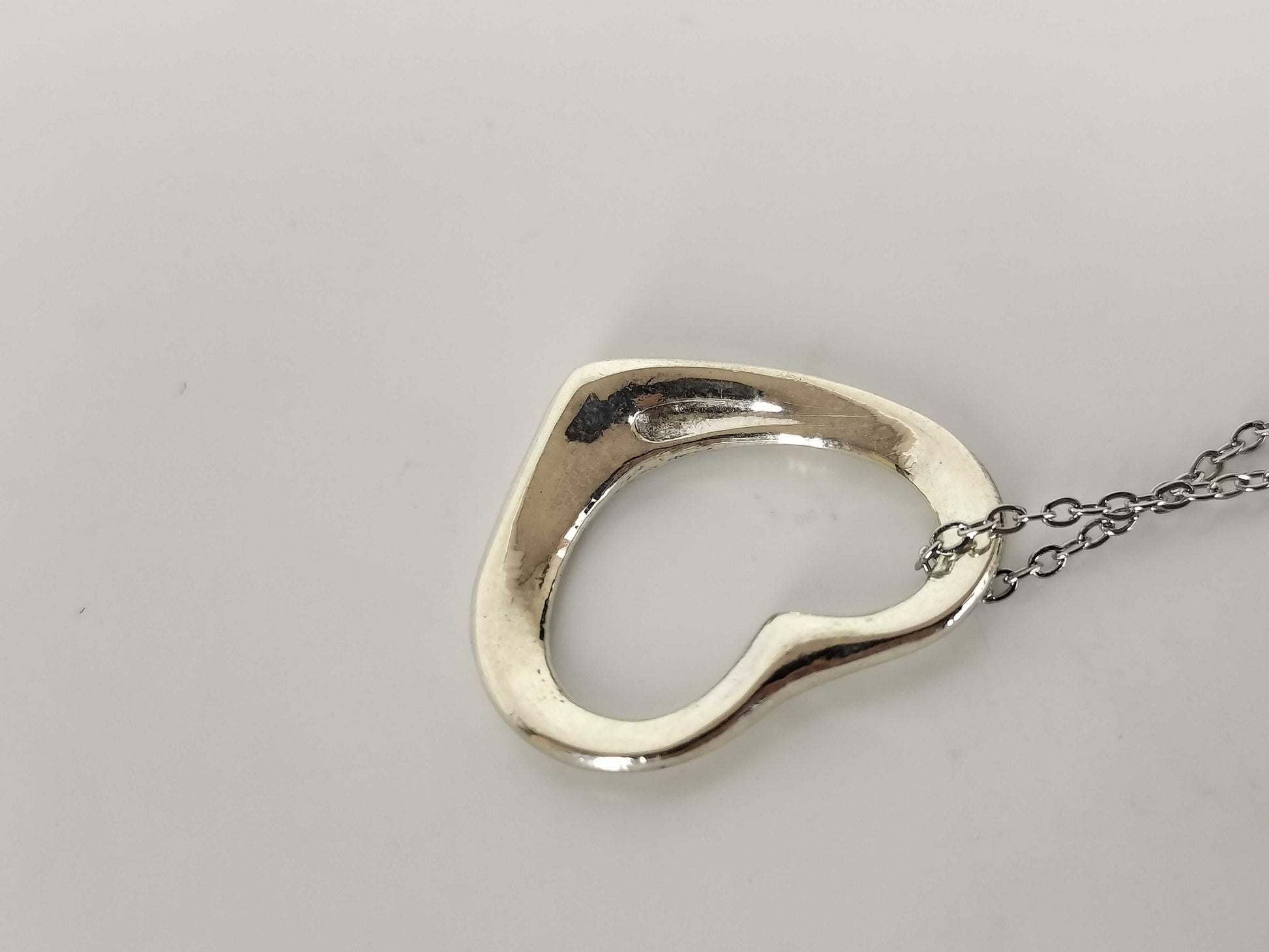 Tiffany & Co. Open Heart Tiffany Necklace Open Heart Silver 925 Necklace