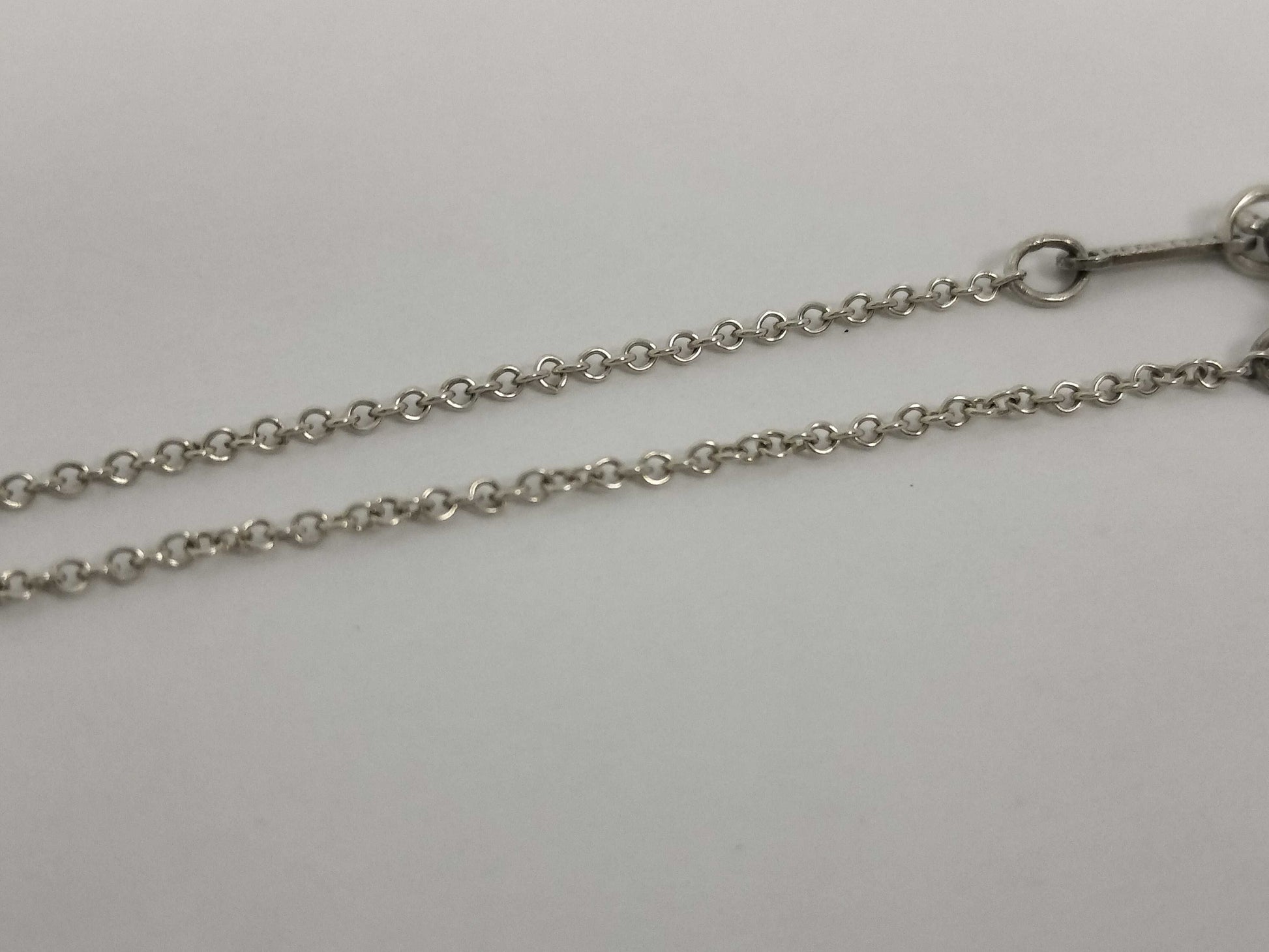 Tiffany & Co. Tiffany Necklace Double Loop Silver 925 Necklace