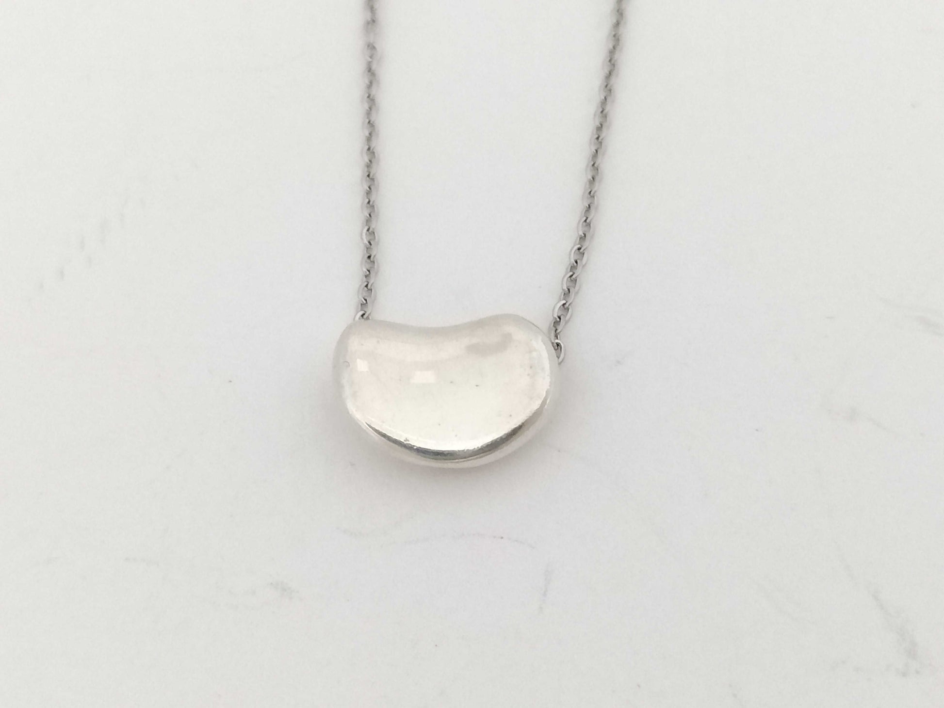 Tiffany & Co. Bean Tiffany Necklace Bean Beans Peretti 925 Necklace