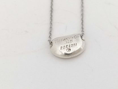 Tiffany & Co. Bean Tiffany Necklace Bean Beans Peretti 925 Necklace