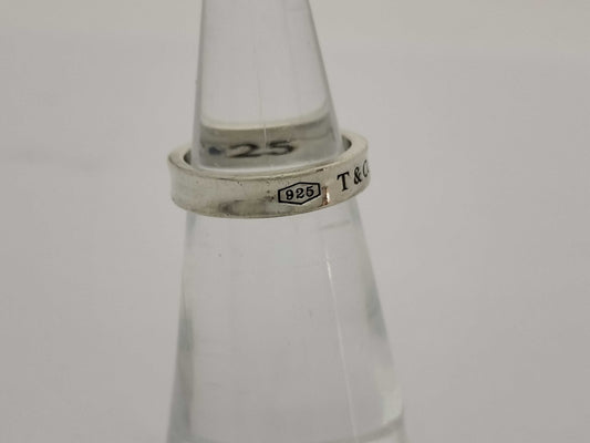 Tiffany & Co. Tiffany Ring Narrow 1837 Silver 925 Ring