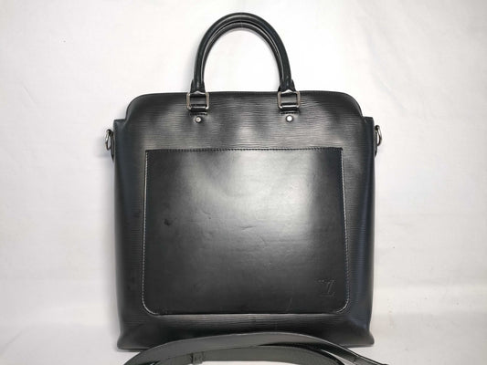 LOUIS VUITTON RFID verification failed RI2136 Epi Brooks Tote 2-way Business Bag