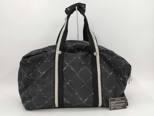 CHANEL Old Travel Line Boston Bag Boston Bag