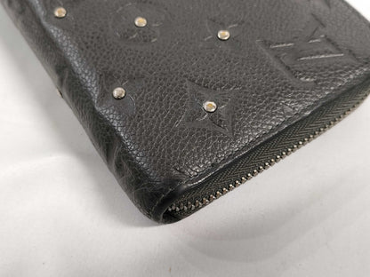 LOUIS VUITTON RFID verification not possible SP4135 M61442 Zippy Wallet Platine Studs Wallet