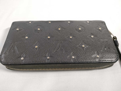 LOUIS VUITTON RFID verification not possible SP4135 M61442 Zippy Wallet Platine Studs Wallet