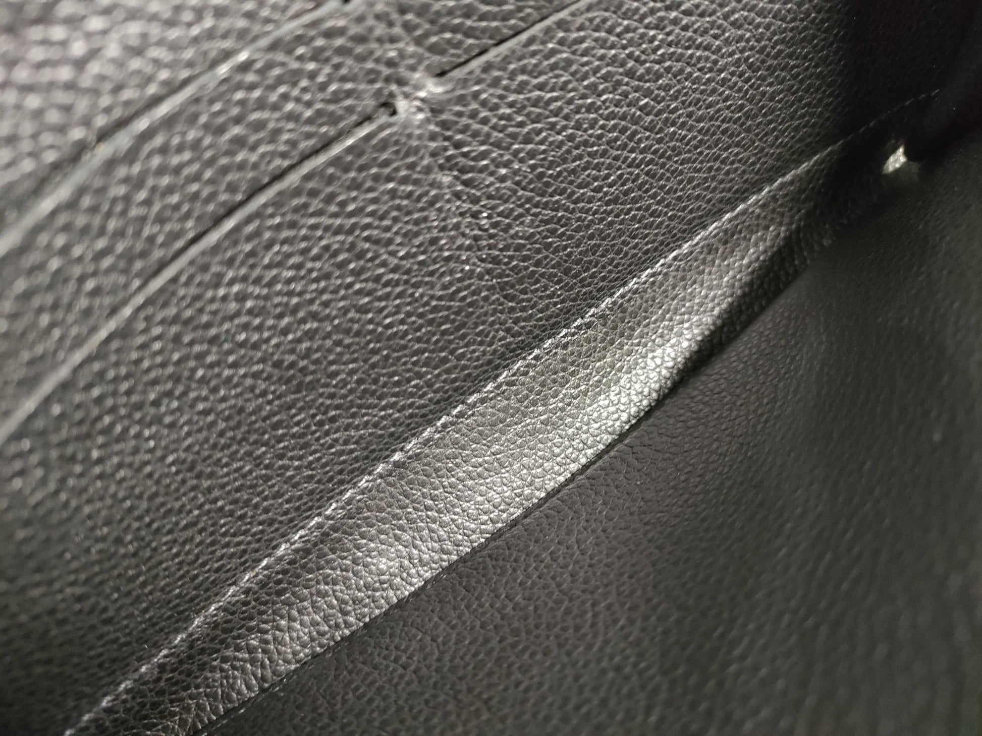 LOUIS VUITTON RFID verification not possible SP4135 M61442 Zippy Wallet Platine Studs Wallet