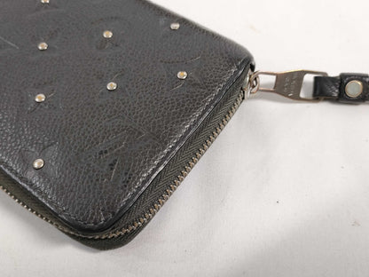 LOUIS VUITTON RFID verification not possible SP4135 M61442 Zippy Wallet Platine Studs Wallet