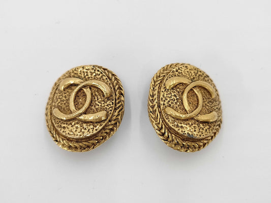 CHANEL Chanel earrings vintage earrings