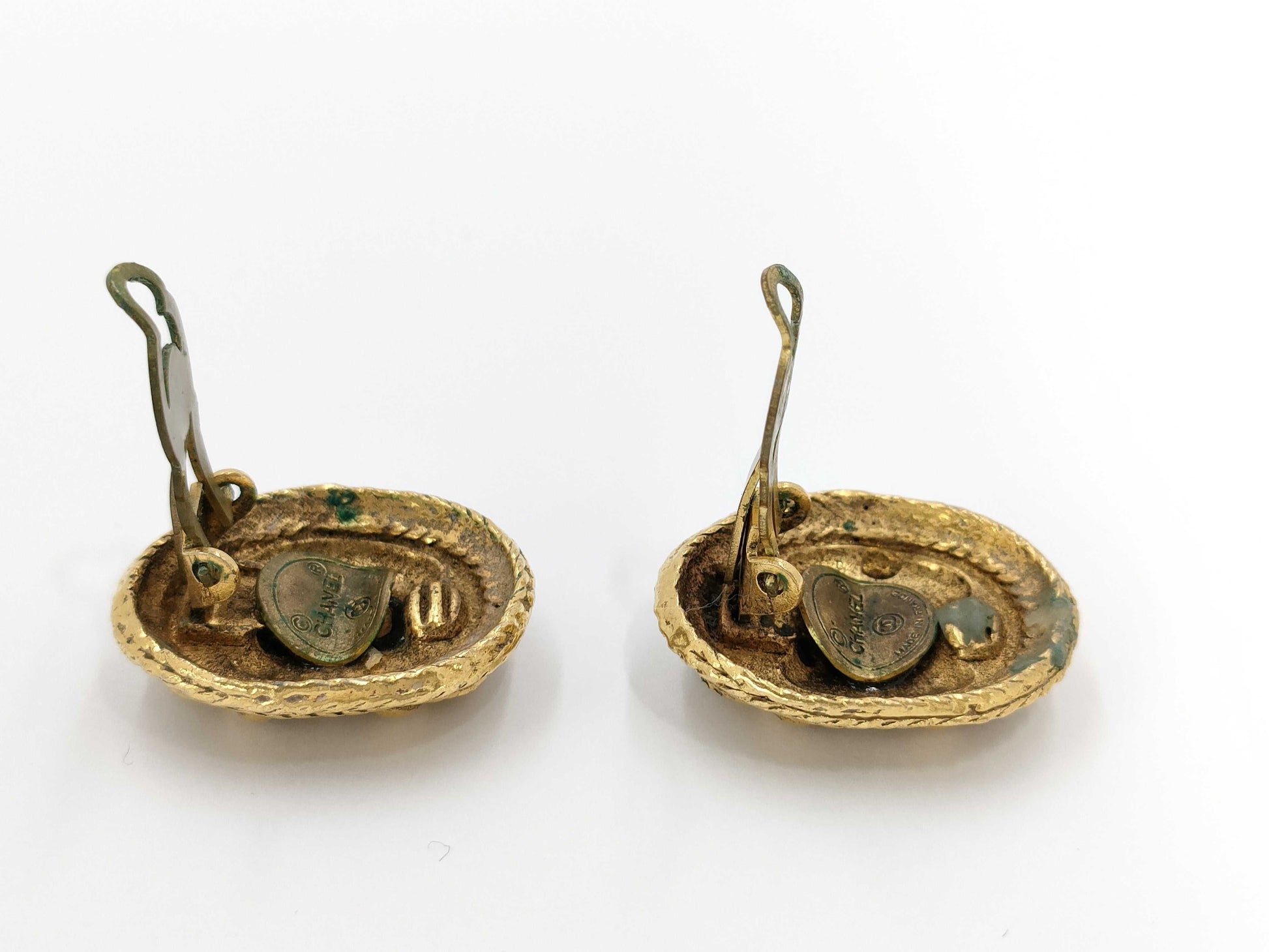 CHANEL Chanel earrings vintage earrings