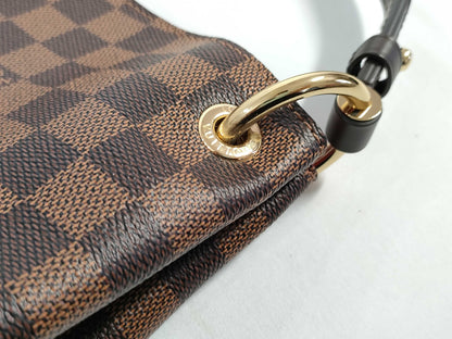 LOUIS VUITTON RFID Verified, Serial Number Unverifiable, Damier Louis Vuitton Graceful PM Handbag
