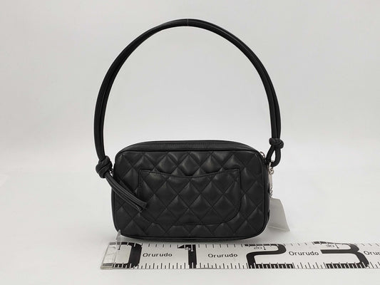 CHANEL Cambon Line Black Handbag