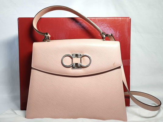 Salvatore Ferragamo Gancini Ferragamo 2-way bag Gancini handbag