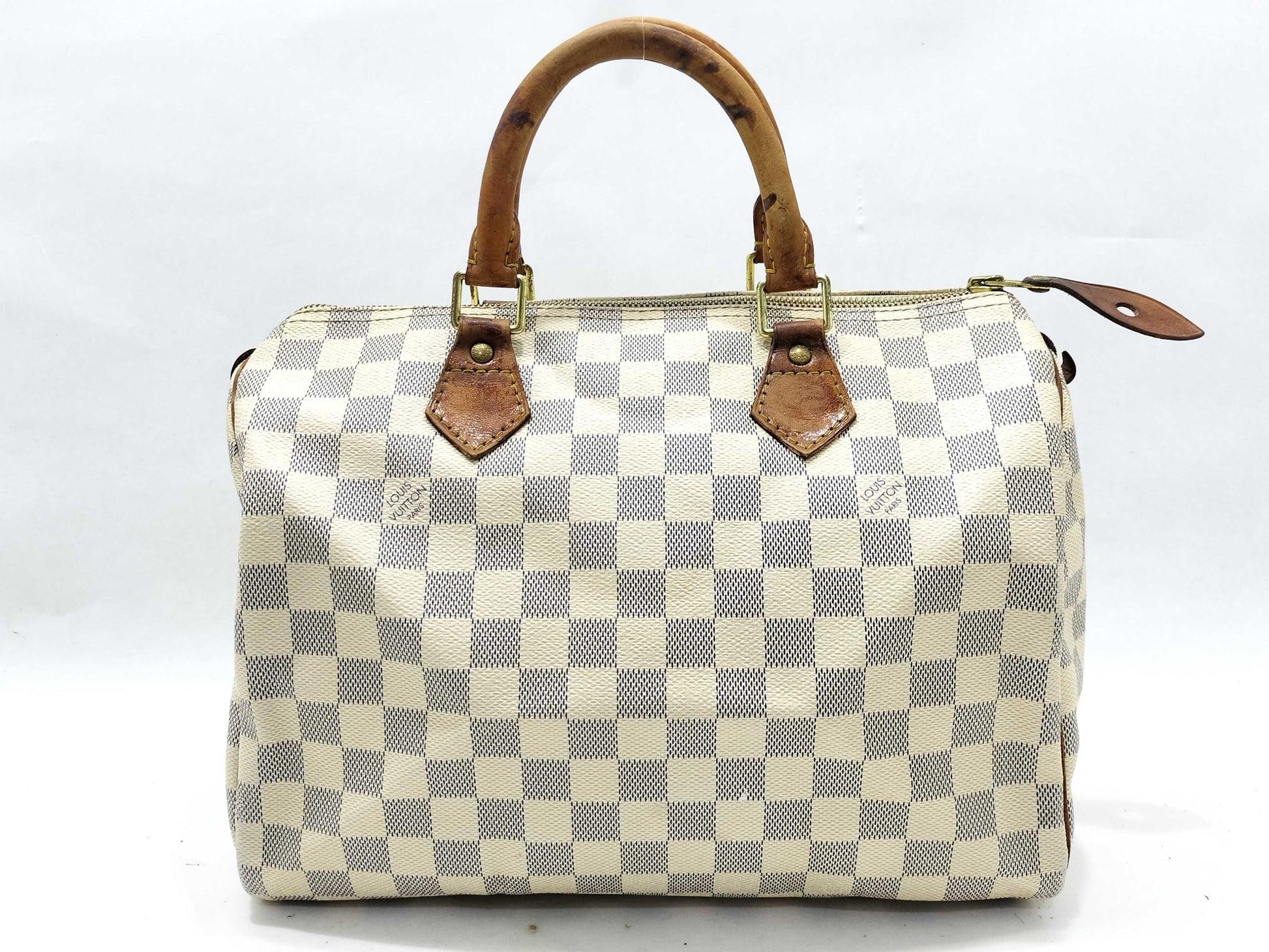 LOUIS VUITTON BA1162 Damier Azur LOUIS VUITTON Damier Azur Speedy 30 Handbag BA1162 Handbag