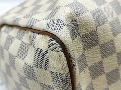 LOUIS VUITTON BA1162 Damier Azur LOUIS VUITTON Damier Azur Speedy 30 Handbag BA1162 Handbag