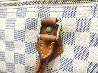 LOUIS VUITTON BA1162 Damier Azur LOUIS VUITTON Damier Azur Speedy 30 Handbag BA1162 Handbag