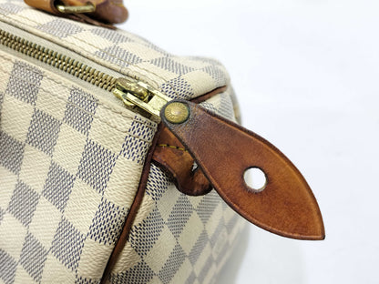LOUIS VUITTON BA1162 Damier Azur LOUIS VUITTON Damier Azur Speedy 30 Handbag BA1162 Handbag