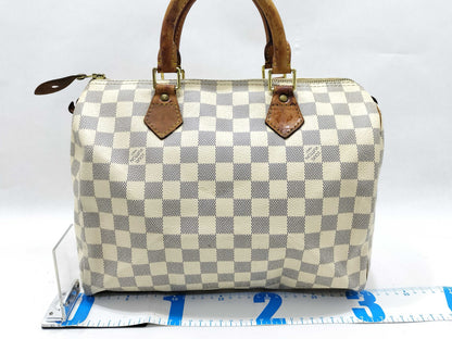 LOUIS VUITTON BA1162 Damier Azur LOUIS VUITTON Damier Azur Speedy 30 Handbag BA1162 Handbag
