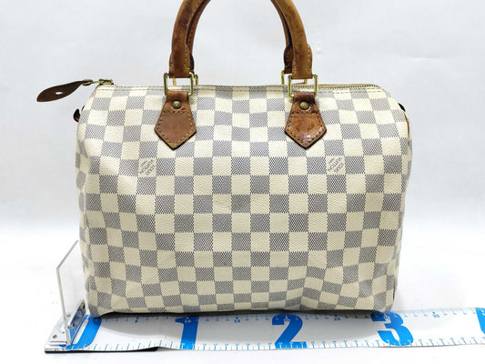 LOUIS VUITTON BA1162 Damier Azur LOUIS VUITTON Damier Azur Speedy 30 Handbag BA1162 Handbag