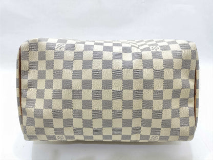 LOUIS VUITTON BA1162 Damier Azur LOUIS VUITTON Damier Azur Speedy 30 Handbag BA1162 Handbag