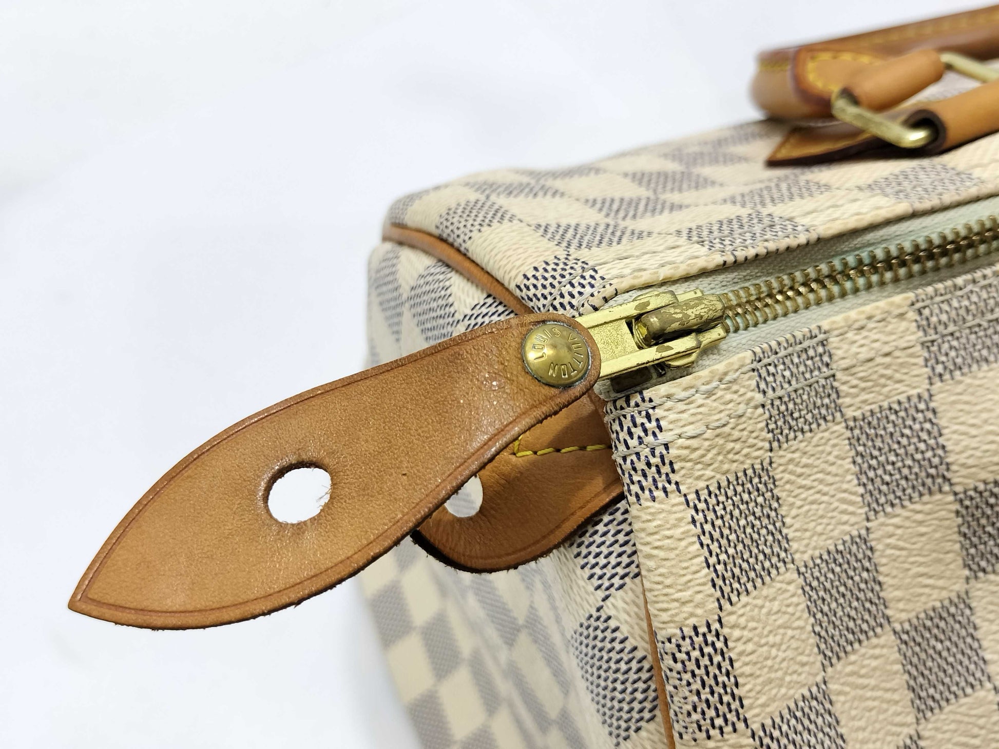 LOUIS VUITTON MB0132 Damier Azur Speedy 30 Handbag MB0132 Handbag