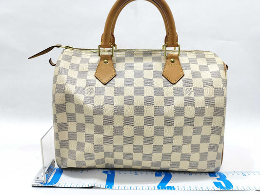 LOUIS VUITTON MB0132 Damier Azur Speedy 30 Handbag MB0132 Handbag