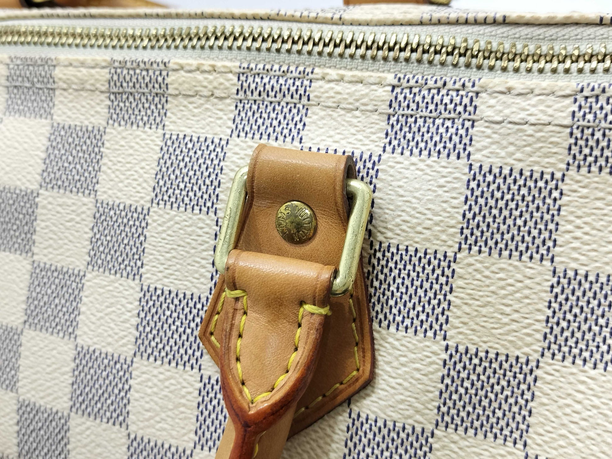 LOUIS VUITTON MB0132 Damier Azur Speedy 30 Handbag MB0132 Handbag