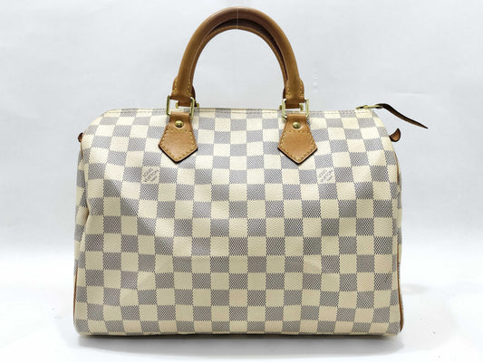 LOUIS VUITTON MB0132 Damier Azur Speedy 30 Handbag MB0132 Handbag