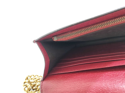 GUCCI GG Supreme GUCCI Margaret Chain Shoulder Bag Clutch Bag