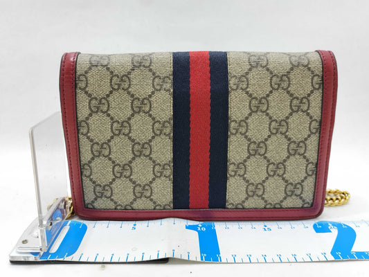 GUCCI GG Supreme GUCCI Margaret Chain Shoulder Bag Clutch Bag