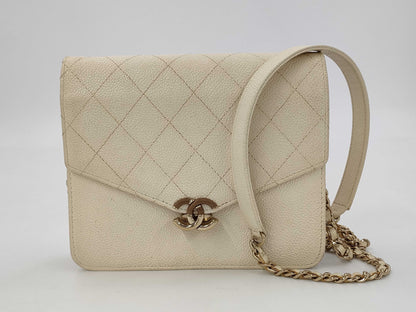 CHANEL CHANEL Matelasse Caviar Skin Chain Shoulder Bag No. 25 Shoulder Bag