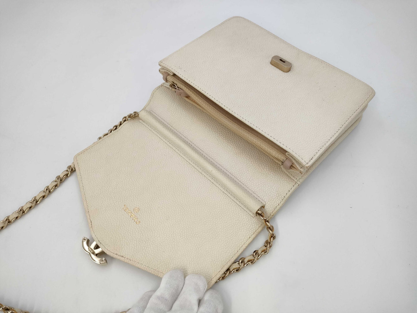 CHANEL CHANEL Matelasse Caviar Skin Chain Shoulder Bag No. 25 Shoulder Bag