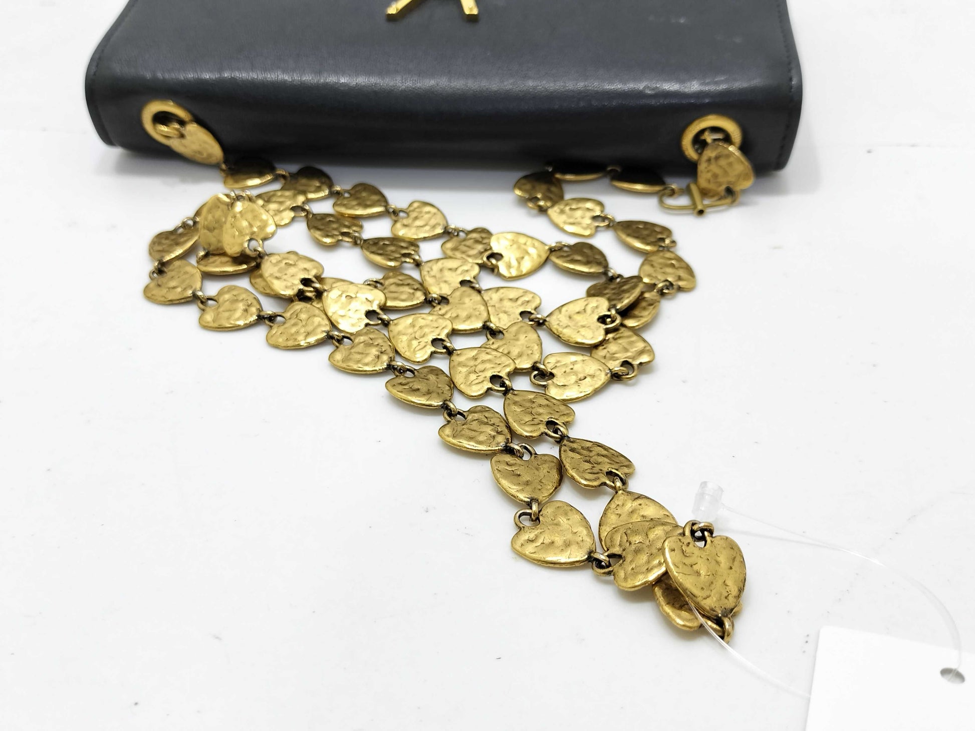 SAINT LAURENT Saint Laurent Heart Chain Shoulder Bag Shoulder Bag
